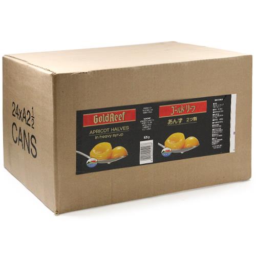 ゴールドリーフ / あんず(アプリコット)缶/業務用ケース(825g×24缶)