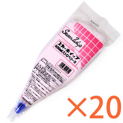 スカーフード / 冷凍スカーホイップストロベリーR 業務用ケース(600ml×20本)