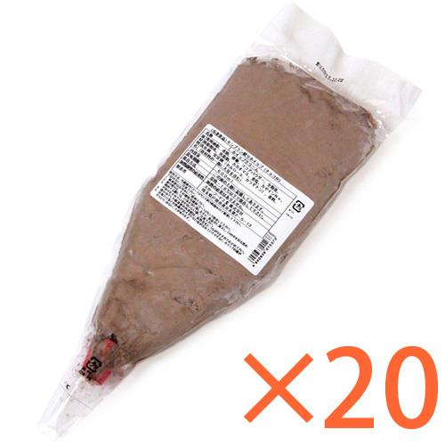 スカーフード / 冷凍モンブラン絞りホイップ(チョコレートR) 業務用ケース(600ml×20本)