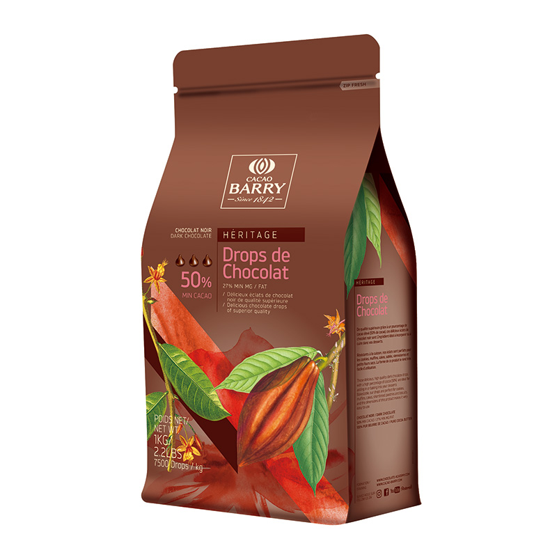 Cacao Barry (カカオバリー) パータグラッセ ブリュン 茶色 18.1 5kg