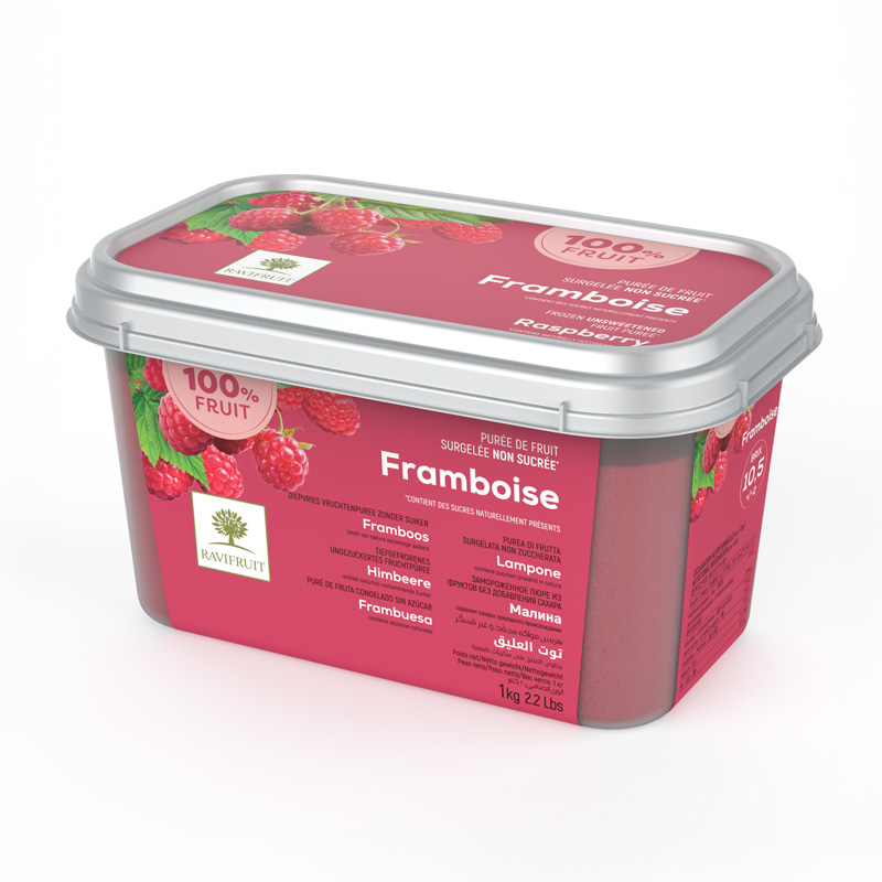 ラビフリュイ（RF） / 冷凍　無糖フランボワーズピューレ1kg