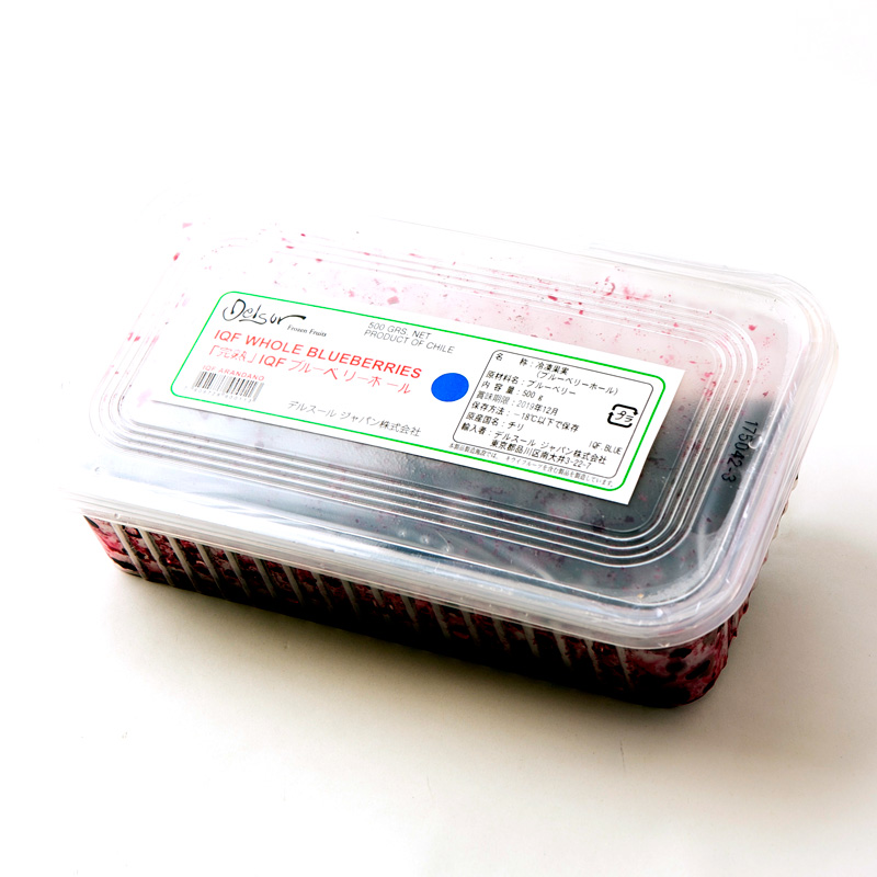 【数量限定セール】デルスール / 冷凍 完熟IQFブルーベリーホール(500g)