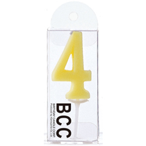 BCCナンバーキャンドル4番