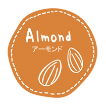 テイスティシール「アーモンド」200片 Y000235