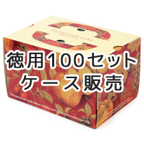 ノエル18号サンフルーツ柄 Gトレー付　徳用100セット