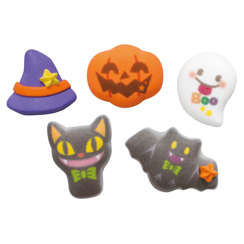 メレンゲオーナメント リトルハロウィンセット(S0-1490)5種類ｘ24組